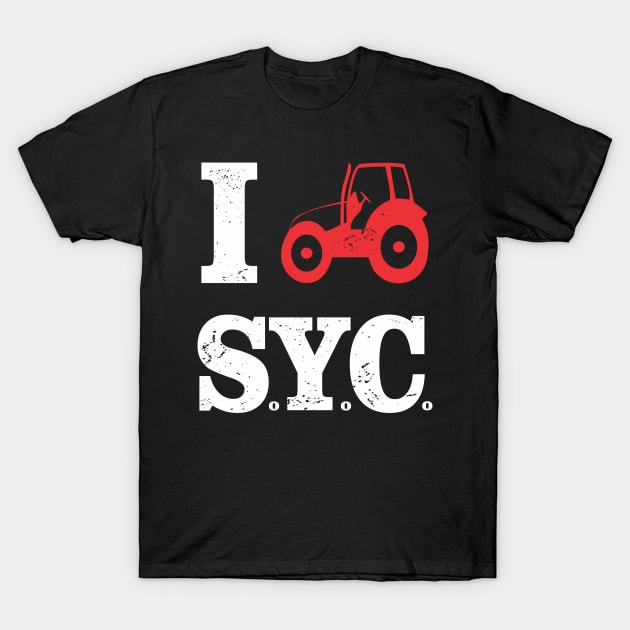 I tractor syc dark tee T-Shirt by CrazyCreature
